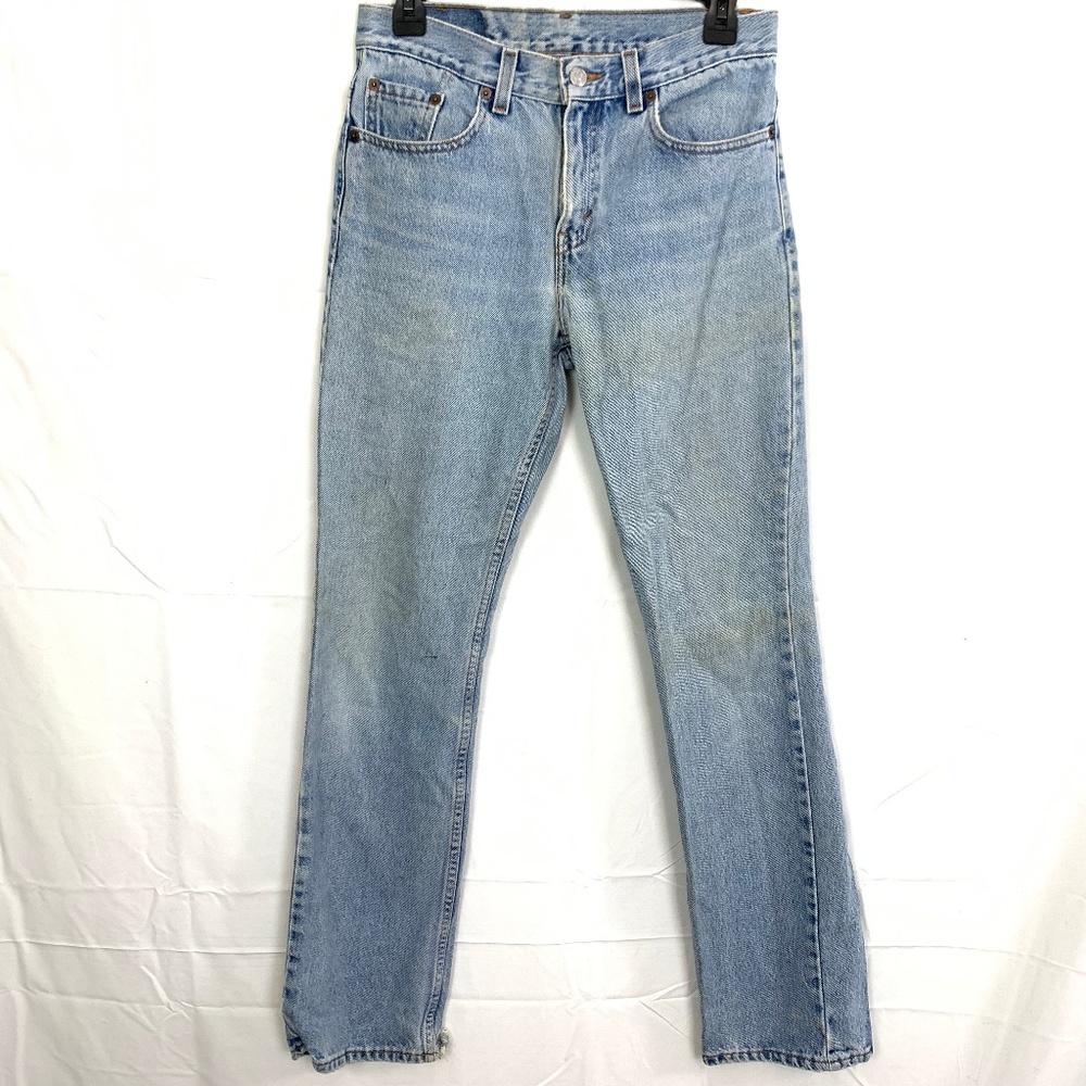 LEVI'S 505 Vintage Regular Fit STRAIGHT Leg HIGH RISE Mom 90's Jeans 28x31.5  7